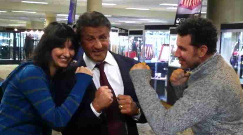 On the Scene: The Stallone Auction in Los Angeles sylvester-stallone-meets-total-rocky